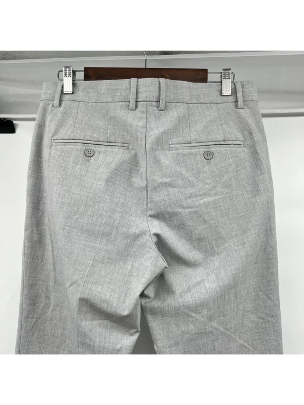 H&M Men's Slim Fit Light Gray Dress Pants Size 31